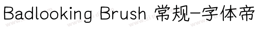 Badlooking Brush 常规字体转换